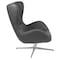 Flash Furniture Gray LeatherSoft Seat, Gray Back, 32.5 W 40.5 H ZB-WING-GY-LEA-GG - alternate 5